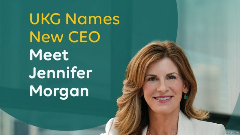 UKG Names Jennifer Morgan as Chief Executive Officer